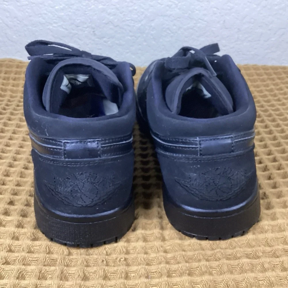 Nike Air Jordan 1 Mens Sz 9 Triple Black 553558-025 2016 Shoes Sneakers